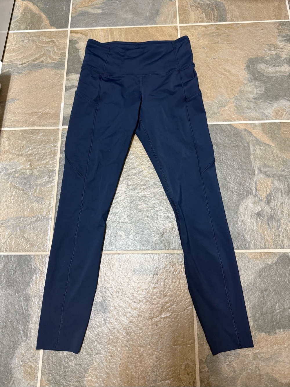 Lululemon Fast and Free Leggings Navy 6